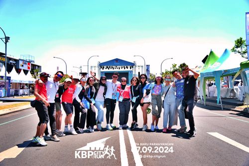 Race photo from KBP City Run 2024