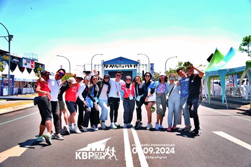 Race photo from KBP City Run 2024