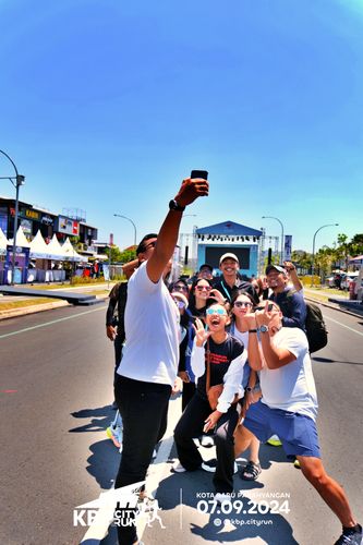 Race photo from KBP City Run 2024