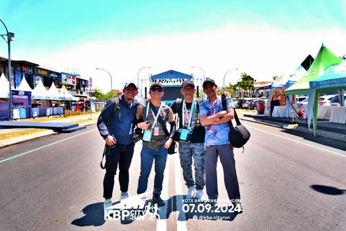 Race photo from KBP City Run 2024