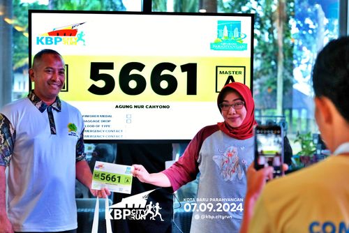 Race photo from KBP City Run 2024
