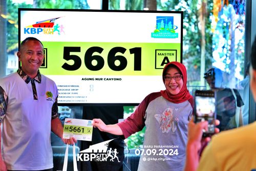 Race photo from KBP City Run 2024