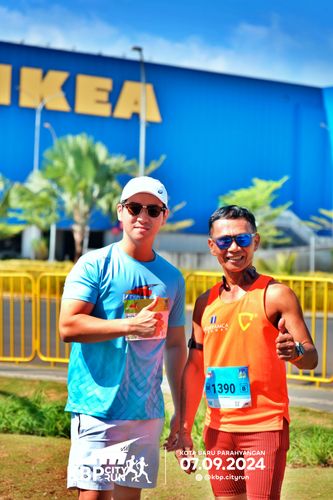 Race photo from KBP City Run 2024