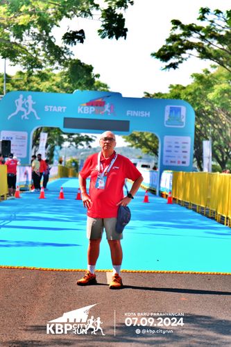 Race photo from KBP City Run 2024