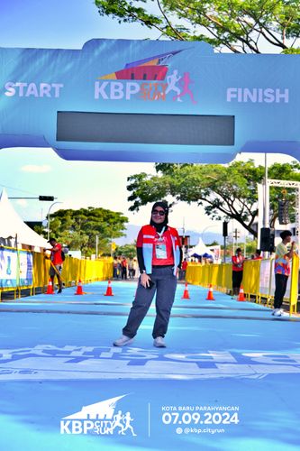 Race photo from KBP City Run 2024