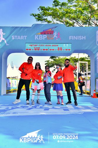 Race photo from KBP City Run 2024
