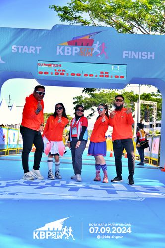 Race photo from KBP City Run 2024