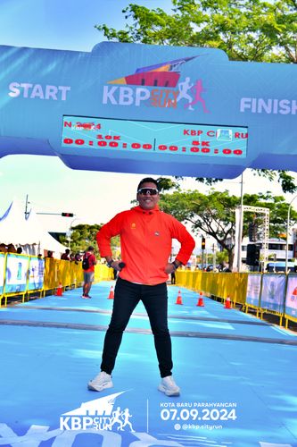 Race photo from KBP City Run 2024