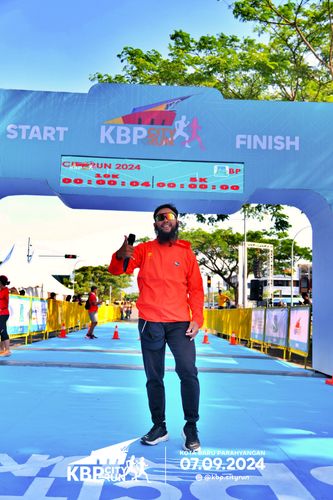 Race photo from KBP City Run 2024