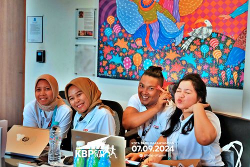 Race photo from KBP City Run 2024