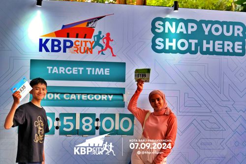 Race photo from KBP City Run 2024
