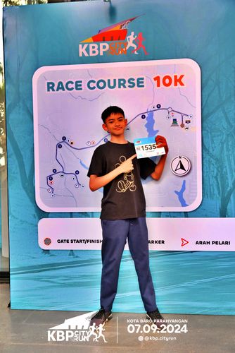 Race photo from KBP City Run 2024