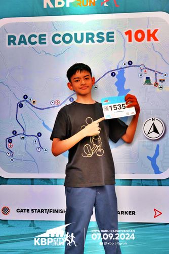 Race photo from KBP City Run 2024