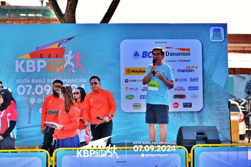 Race photo from KBP City Run 2024