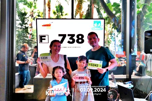 Race photo from KBP City Run 2024