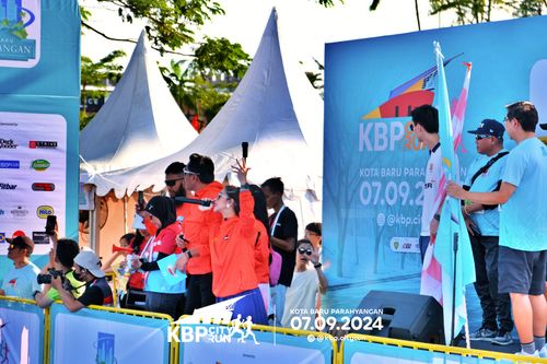 Race photo from KBP City Run 2024