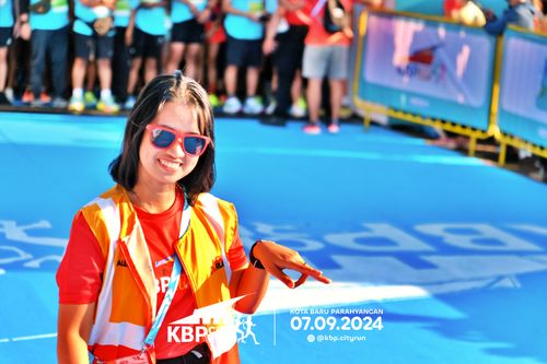 Race photo from KBP City Run 2024