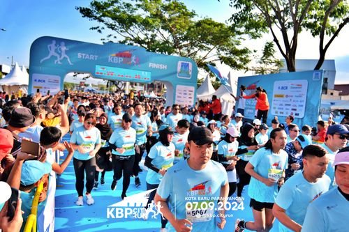 Race photo from KBP City Run 2024