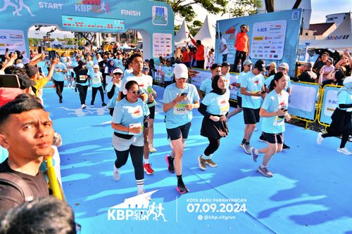 Race photo from KBP City Run 2024