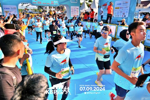 Race photo from KBP City Run 2024