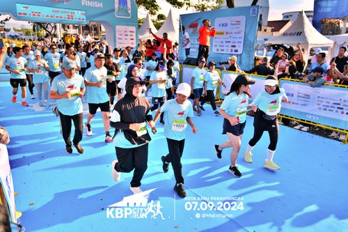 Race photo from KBP City Run 2024