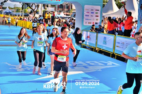 Race photo from KBP City Run 2024