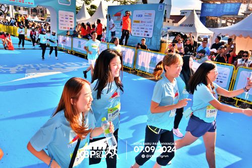 Race photo from KBP City Run 2024