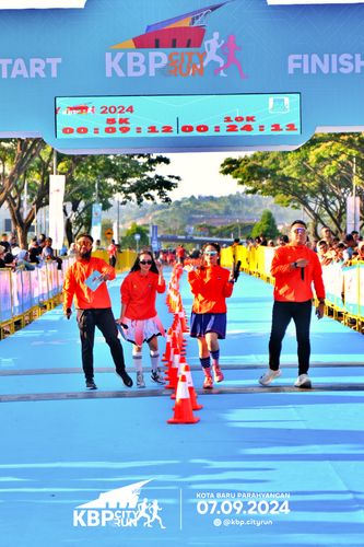 Race photo from KBP City Run 2024