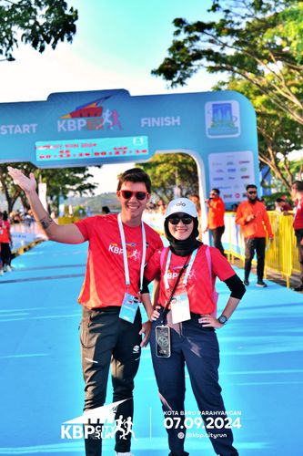 Race photo from KBP City Run 2024