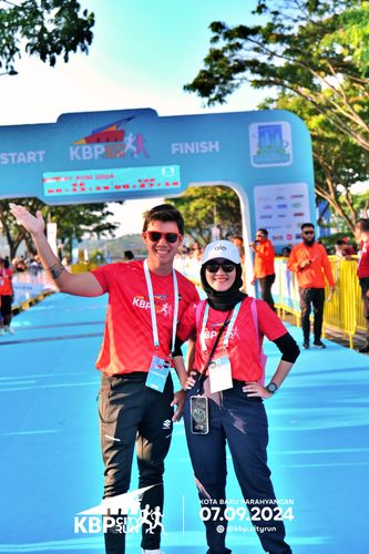 Race photo from KBP City Run 2024