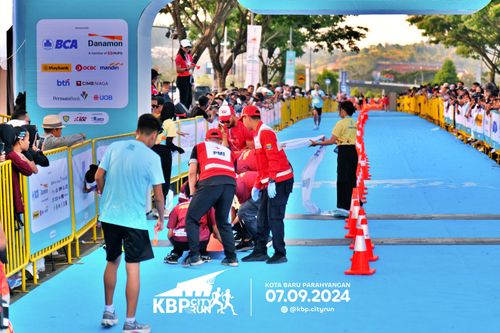 Race photo from KBP City Run 2024