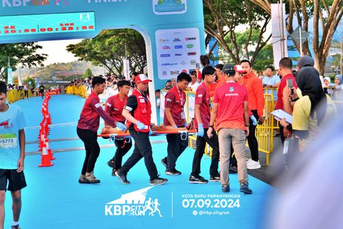 Race photo from KBP City Run 2024
