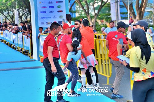 Race photo from KBP City Run 2024