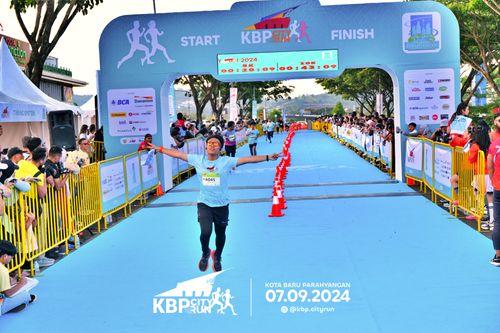 Race photo from KBP City Run 2024