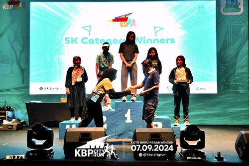 Race photo from KBP City Run 2024
