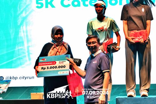 Race photo from KBP City Run 2024