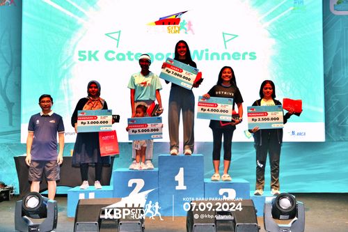Race photo from KBP City Run 2024