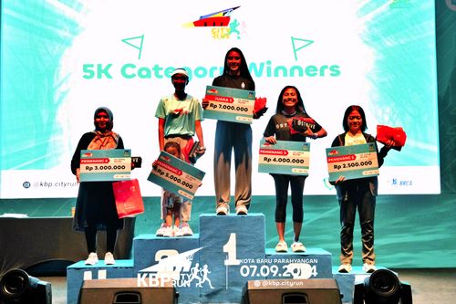 Race photo from KBP City Run 2024