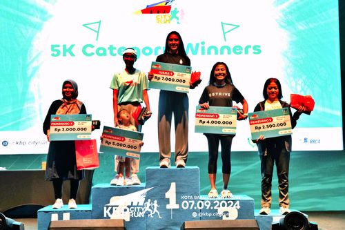 Race photo from KBP City Run 2024