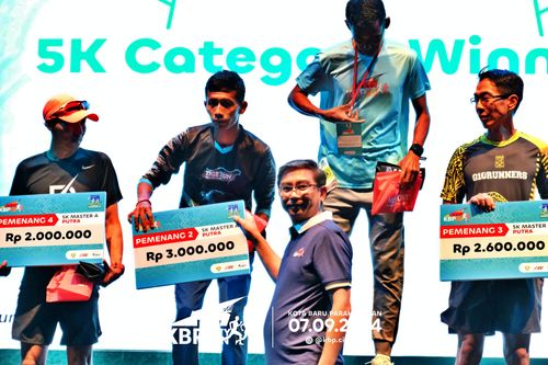 Race photo from KBP City Run 2024