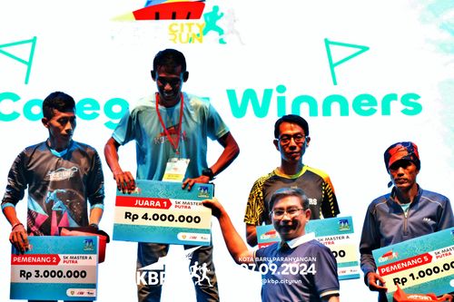 Race photo from KBP City Run 2024