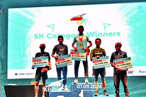 Race photo from KBP City Run 2024