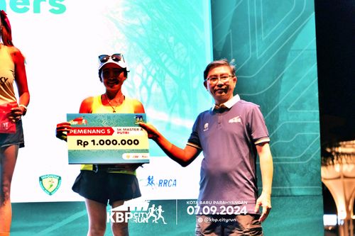 Race photo from KBP City Run 2024