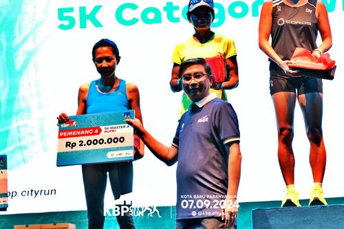 Race photo from KBP City Run 2024