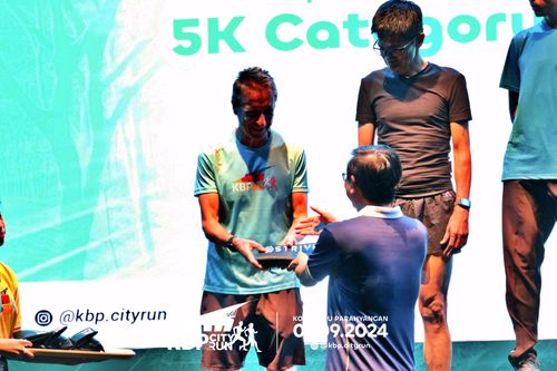 Race photo from KBP City Run 2024