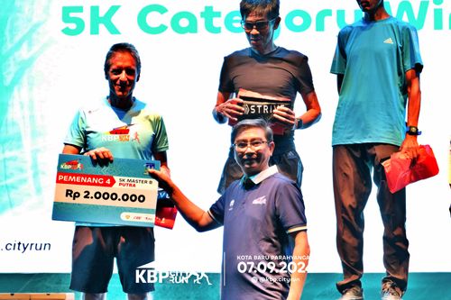 Race photo from KBP City Run 2024
