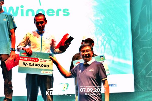 Race photo from KBP City Run 2024