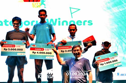 Race photo from KBP City Run 2024