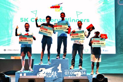Race photo from KBP City Run 2024