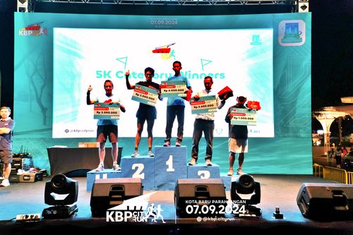 Race photo from KBP City Run 2024